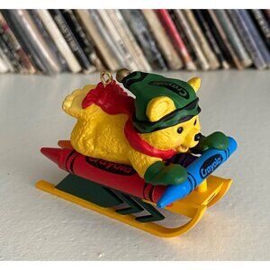 Hallmark Keepsake Ornament Bright Sledding Colors Crayola Crayon Collector's